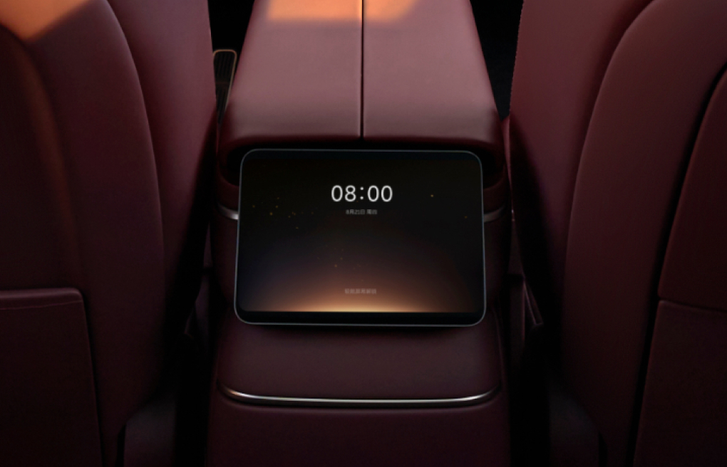 Задня OLED-панель керування 8″