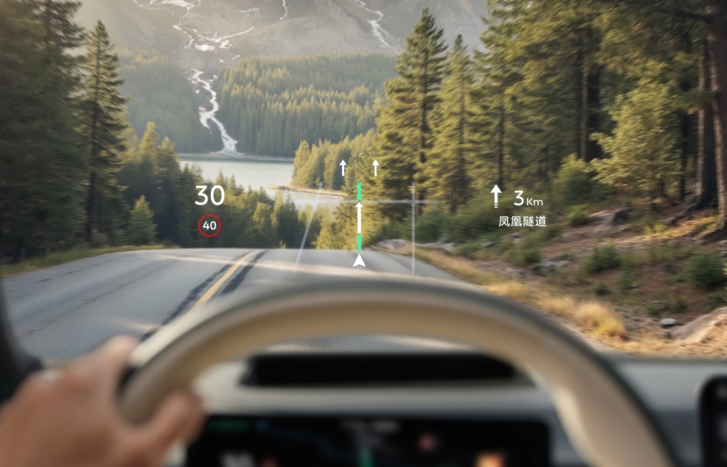 18,8-дюймовий покращений HUD